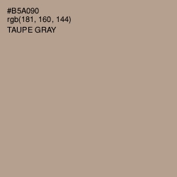 #B5A090 - Taupe Gray Color Image